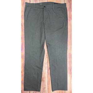 Adriano Goldschmied Marshall Slim Trousers 38x31 Gray Houndstooth Pattern